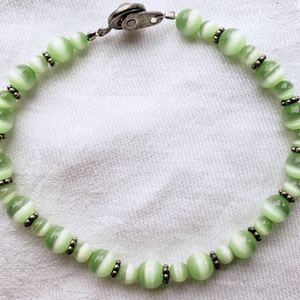 Great Christmas or Just Because Lime Bracelet